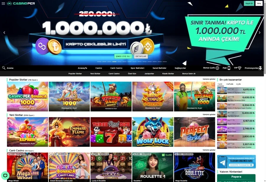 Casinoper ekran görüntüsü